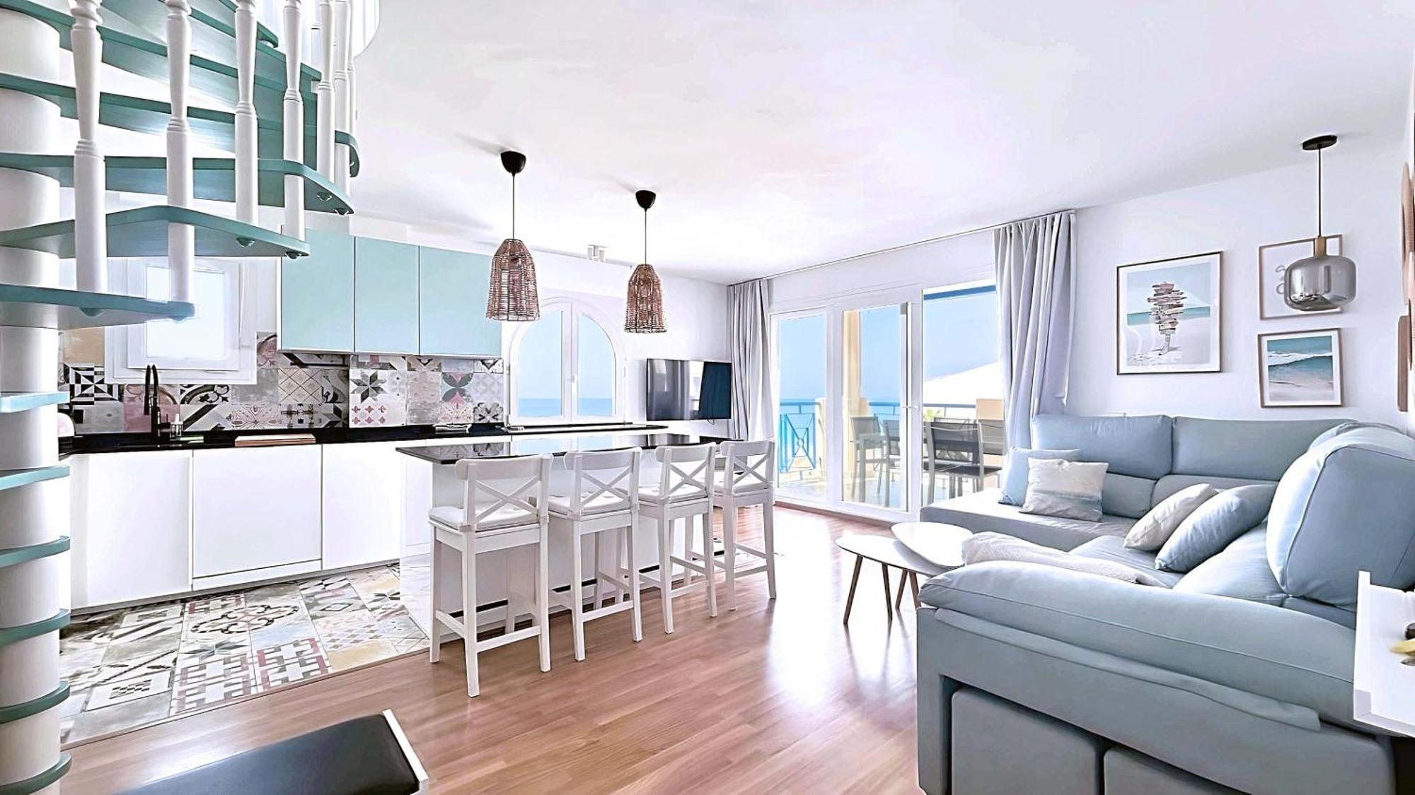 Апартаменти Atico De Albaida Duplex Frente Al Mar Морче Екстер'єр фото